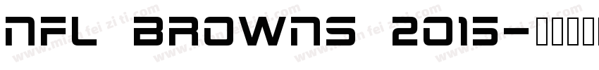 NFL Browns 2015字体转换